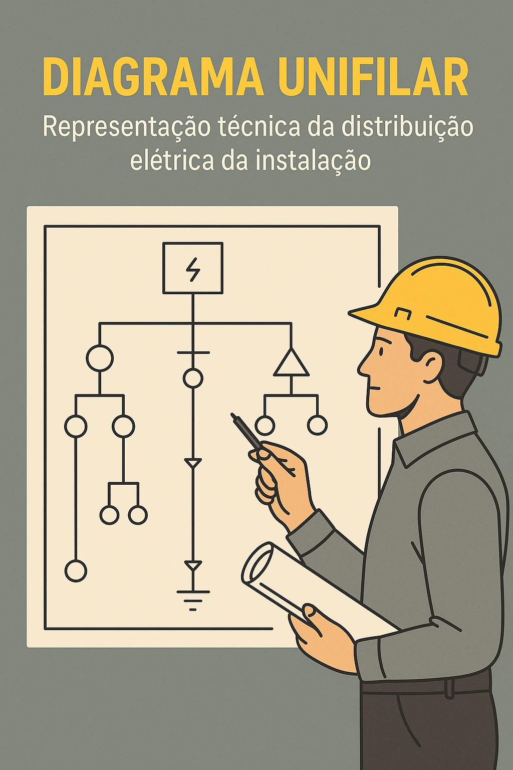 Diagrama Unifilar detalhado para um projeto elétrico em Brasília - DF