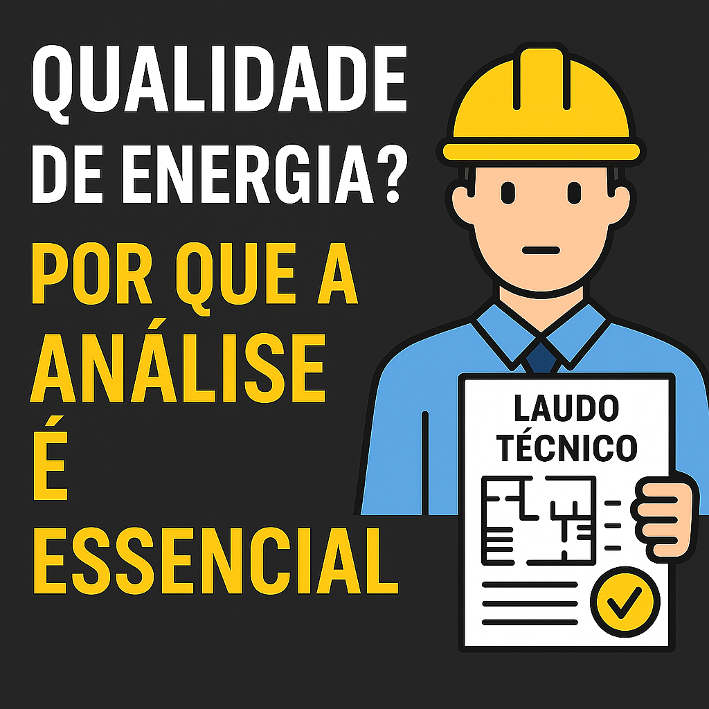 Engenheiro realizando Análise da Qualidade de Energia em Brasília - DF