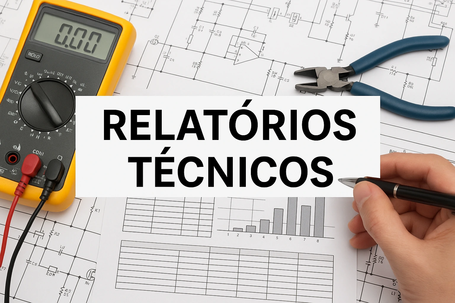 Engenheiro elaborando Relatório Técnico para projetos em Brasília - DF